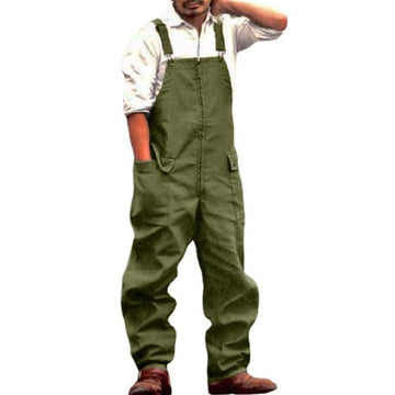 Men's Retro Loose Casual Workwear Jumpsuits Overall